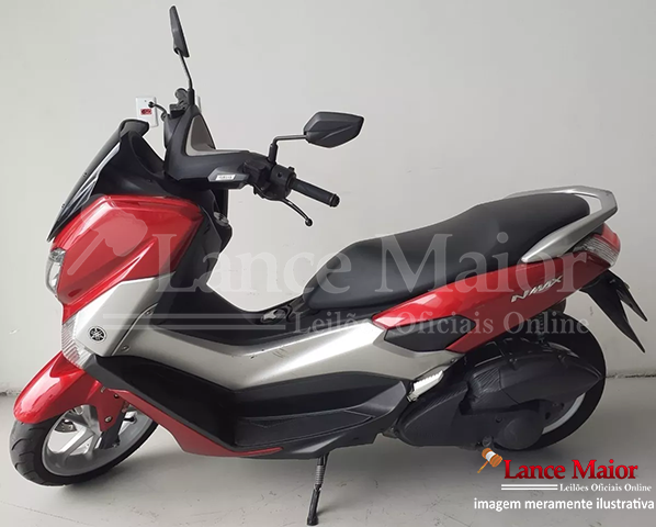 LOTE 016 - Yamaha Nmax 160 vermelho 2017